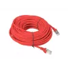 LANBERG tinklo kabelis RJ-45 Cat5e PCU5-10CC-3000-R, U/UTP, CCA laidininkai, 30 m, raudonas