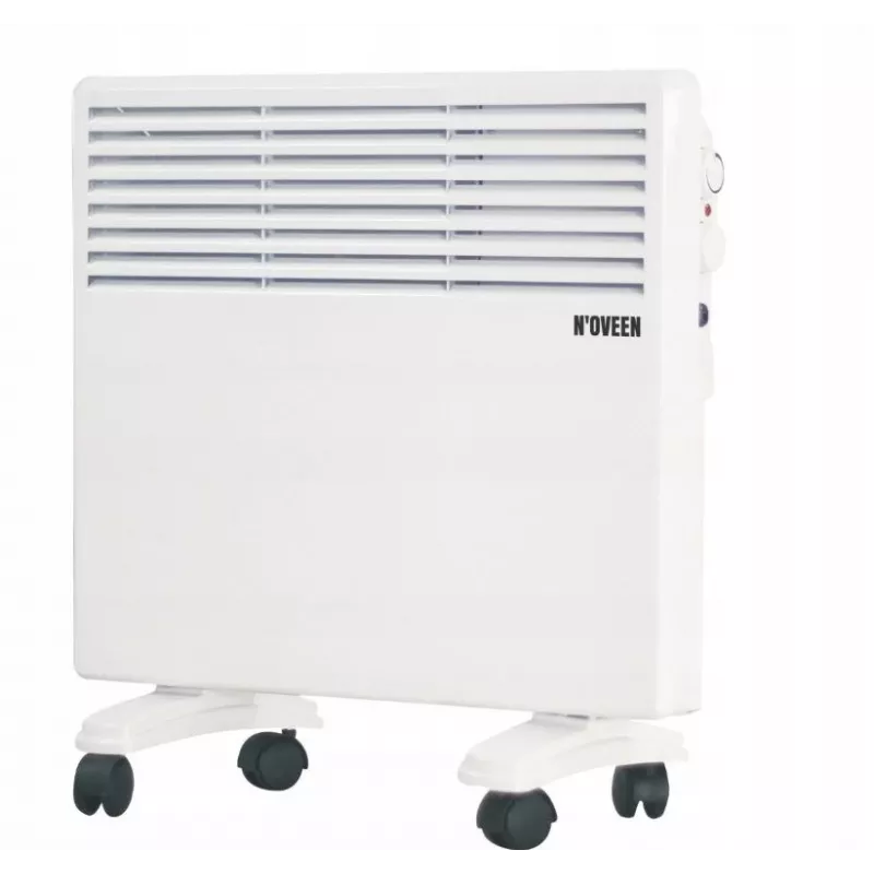 N'OVEEN 1000W elektrinis nešiojamas prie sienos tvirtinamas konvektoriaus šildytuvas su termostatu CH3350