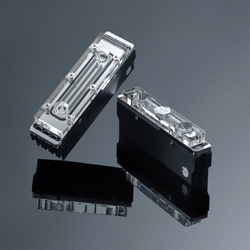 Bitspower Memory Cooler, DDR5, permatomas, dvipusis - 4 DIMMS