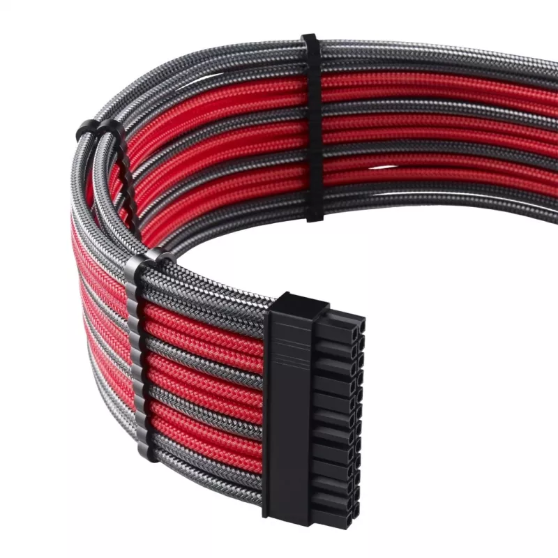 Vidinis maitinimo laidas CableMod CM-PCAB-BKIT-NKCR-3PK-R Carbon Red