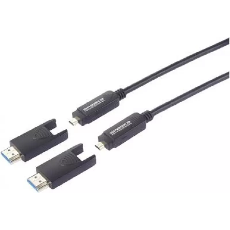 SpeaKa Professional šviesolaidinis HDMI jungiamasis kabelis HDMI-A kištukas HDMI-Micro-D (SP-13597800)