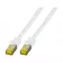 EFB-Elektronik RJ45 komutacinis kabelis Cat.6A S/FTP LSZHCat.7 neapdorotas laidas balta 0,25m Gamintojas: EFB Elektronik (MK7001.0,25W)
