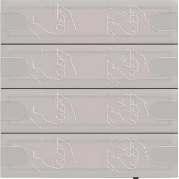Gira KNX jutiklinis jutiklis 4 comfort 4f TS4 antracitinis 5004028 (5004028)