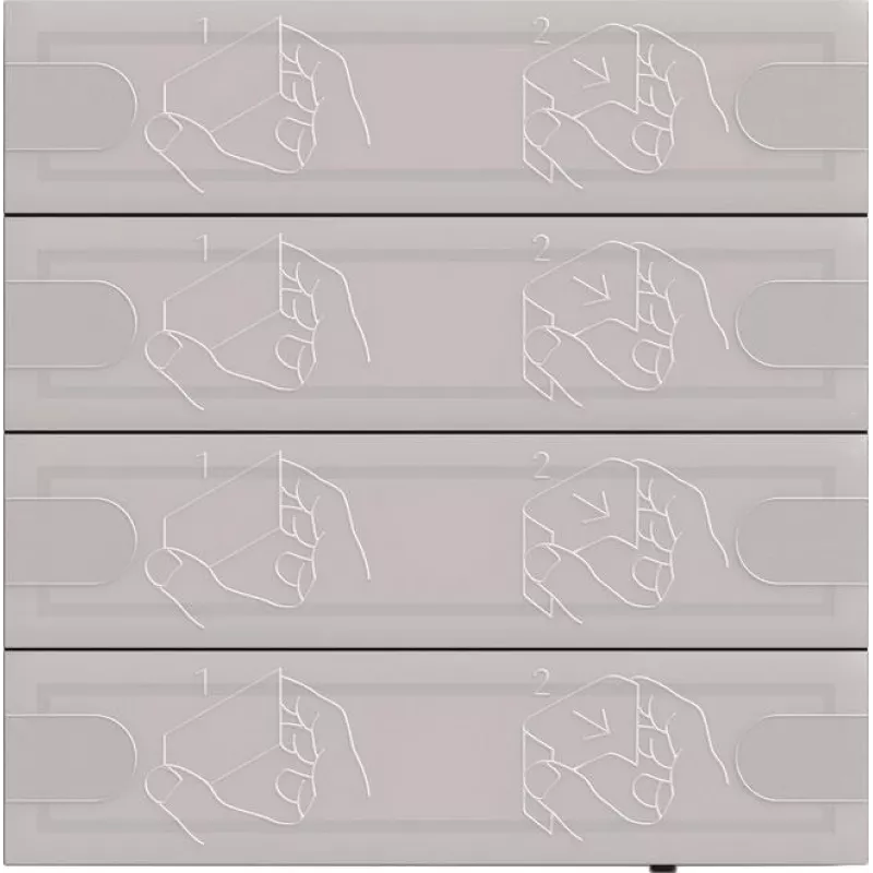 Gira KNX jutiklinis jutiklis 4 comfort 4f TS4 antracitinis 5004028 (5004028)