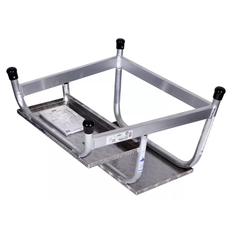 Laiptelis Krause 805027, aliuminis 2 laipteliai, maks. apkrova 150 kg, 680 mm ilgis, 41 cm aukštis