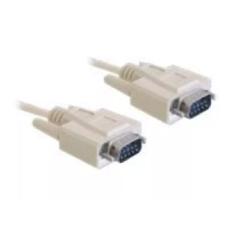 Laidas nuosekliajai sąsajai DeLOCK RS-232 2m Smėlinis DB-9
