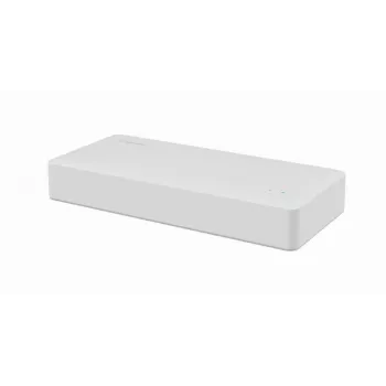 Nevaldomas komutatorius GEMBIRD NSW-G8-01 — 8× Gigabit Ethernet (10/100/1000), baltas, DC 5V