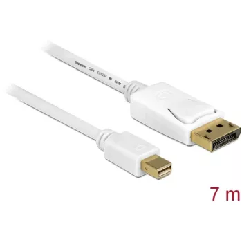 DisplayPort laidas DeLOCK 83485 Mini DisplayPort 7 m baltas
