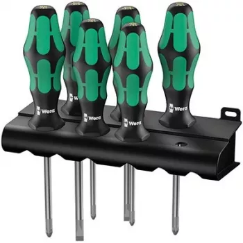 Wera 335/350/355/6 Kraftform Plus rinkinys. Standartinis atsuktuvas Wera 335/350/355/6 Kraftform Plus