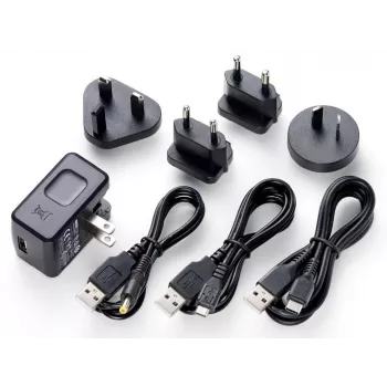 Maitinimo adapteris Tascam PS-P520U, vidaus universalus 100–240 V į 5 V 2 A, bendraašis/Micro-USB/USB-C, juodas