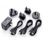 Maitinimo adapteris Tascam PS-P520U, vidaus universalus 100–240 V į 5 V 2 A, bendraašis/Micro-USB/USB-C, juodas