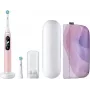 Elektrinis dantų šepetėlis BRAUN Oral‑B iO Series 6 Pink Sand Luxe Edition — įkraunamas, keli valymo režimai