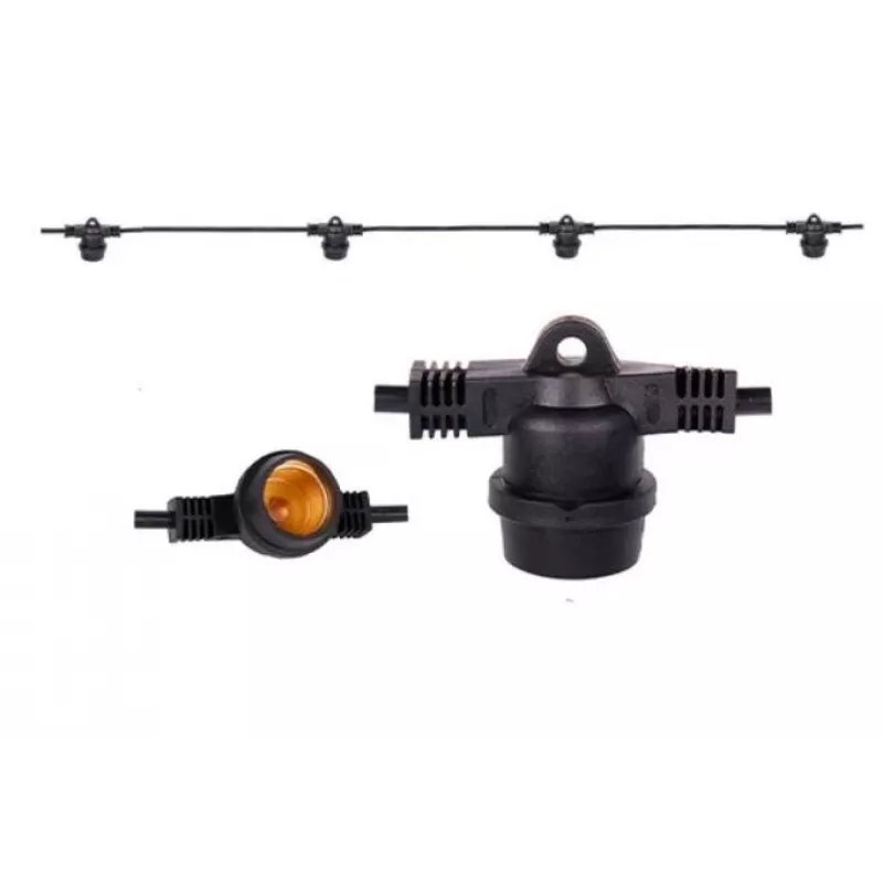LED lempučių girlianda sodui STRING/E27 15M VS-613 Visional
