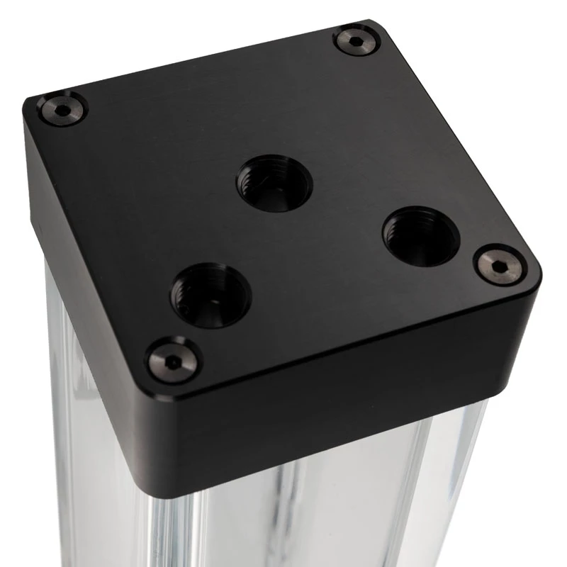 Rezervuaras (Ausgleichsbehälter) BitsPower Premium Cuboid 150 mm akrilinis - BPPRE-WTCR150