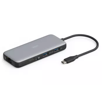 USB-C prijungimo stotelė Digitus DA-70915 8 prievadų 100W maitinimo tiekimas