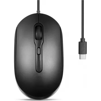 Perixx PERIMICE-222CB pelė optinė tyli USB-C juoda - Pelė - optinė (PERIMICE-222CB)