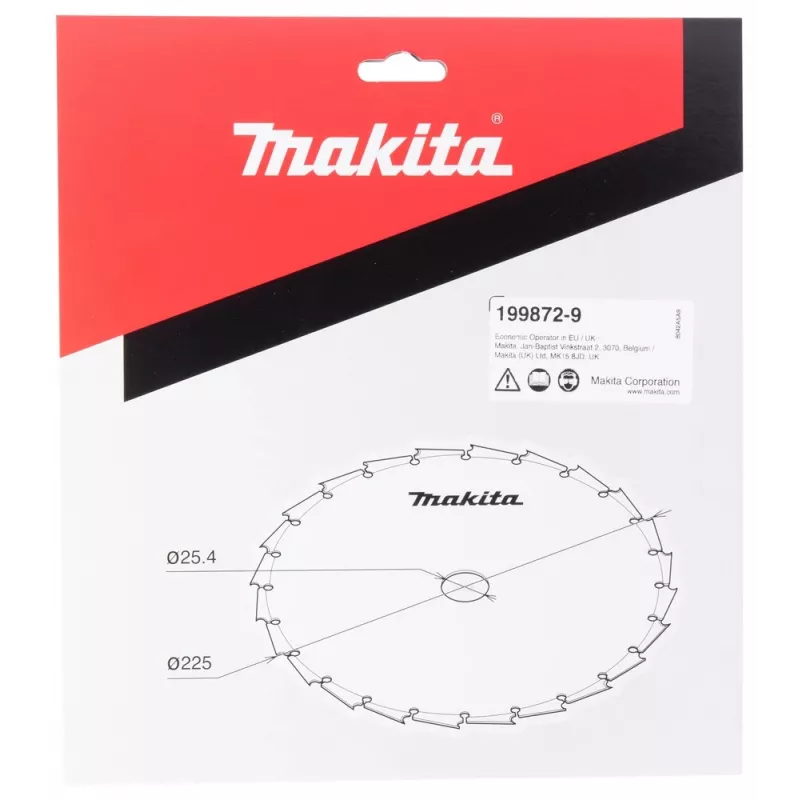 Makita 199872-9 žoliapjovės / krūmapjovės priedas – krūmapjovės peilis