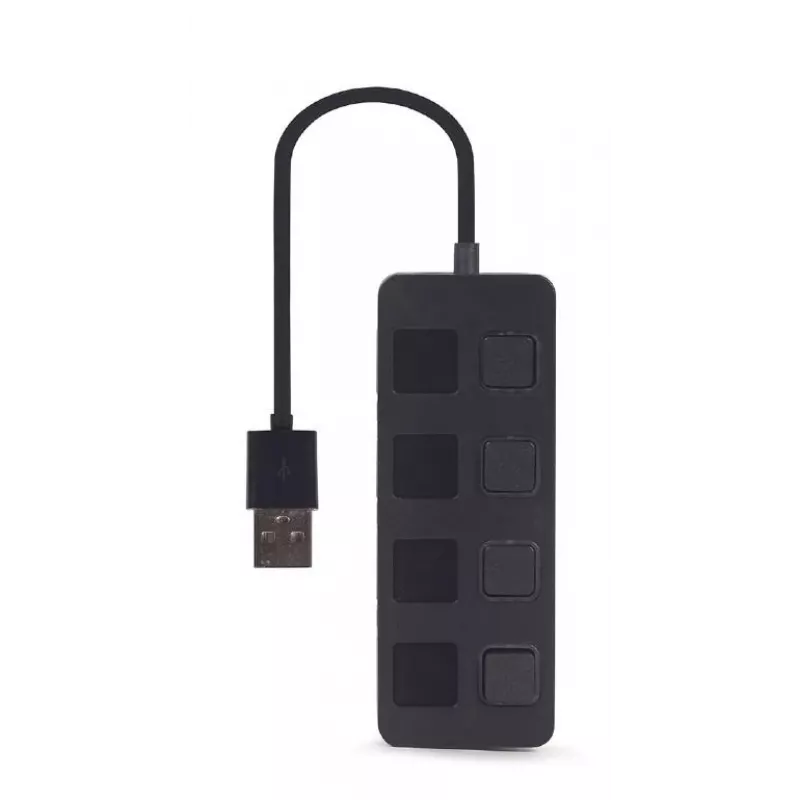 USB 2.0 sąsajos šakotuvas Gembird UHB-U2P4-05 su 4 USB prievadais