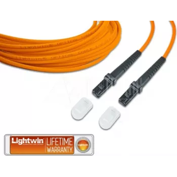 Lightwin aukštos kokybės dvipusis LWL komutacinis kabelis, MM OM2, MTRJ - MTRJ LWL komutacinis kabelis (LDP-50 MTRJ-MTRJ 2.0)