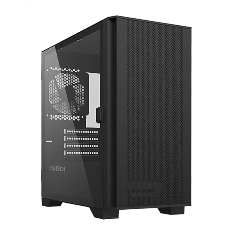 PC korpusas Montech AIR 100 LITE Desktop Juoda