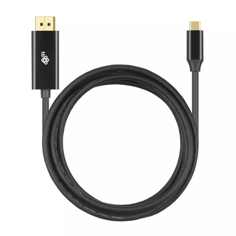 USB-C į DisplayPort laidas TB AKTBXVDUSBCDP2B 2 m — juodas