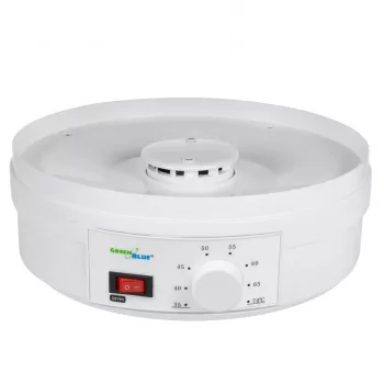 Maisto džiovyklė GreenBlue GB190 su 5 padėklais, 250 W, reguliuojama temperatūra, 32 cm padėklo skersmuo