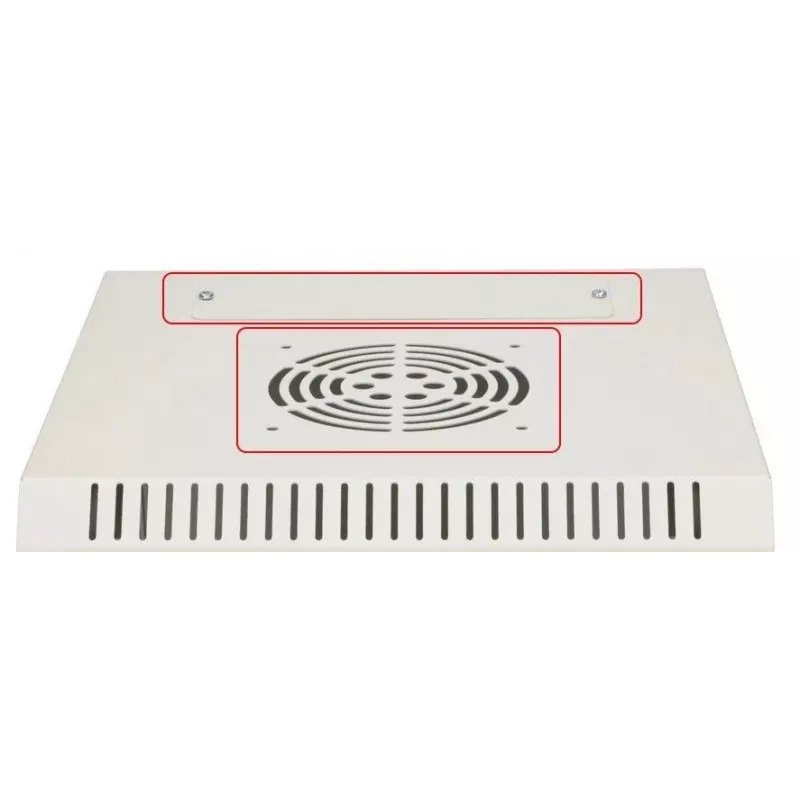 Prie sienos tvirtinama spinta Extralink Rackmount cabinet 6U 10 colių Pilka Užrakto užraktas Kabelių valdymas