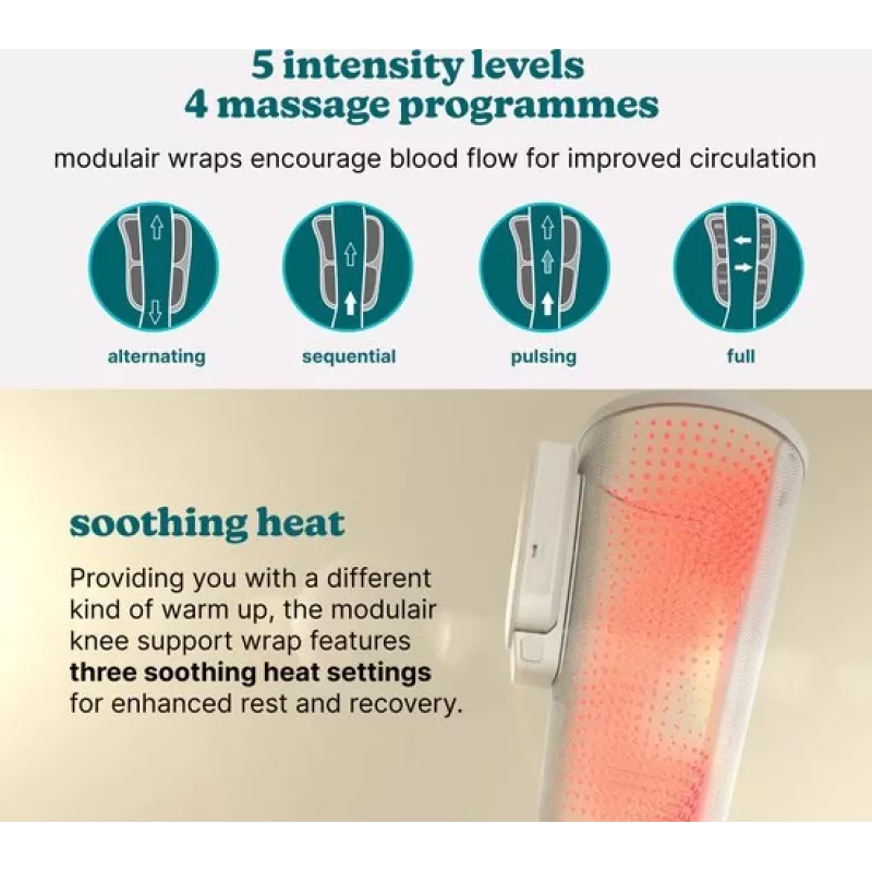 Kelinės apvyniojimo sistema HoMedics SR-CMXKE10HBND modulinė suspaudimo sistema su valdikliu