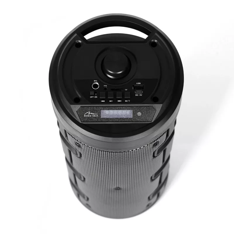 Media-tech Partybox Keg Bt - Kompaktiškas Bluetooth stereo garsiakalbis su FM radiju, MP3 grotuvu MT3165