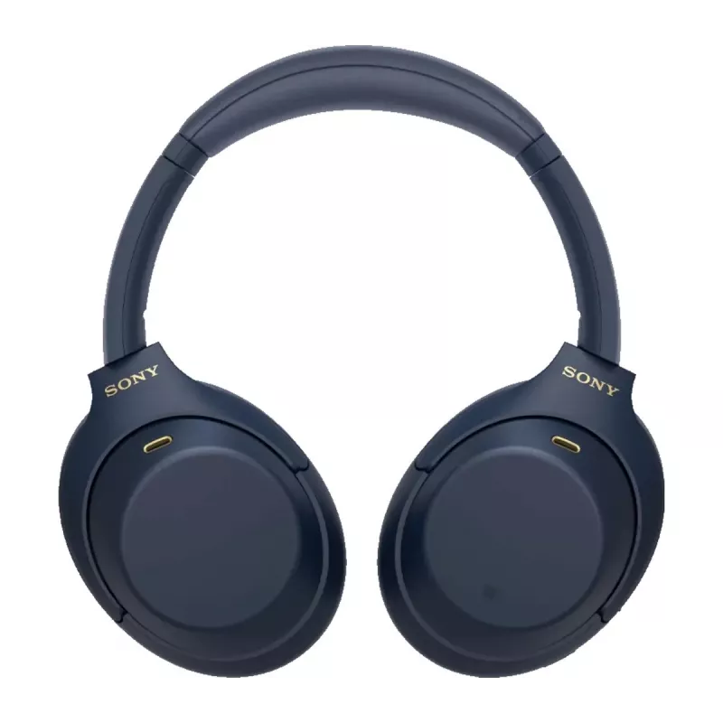 Ausinės Sony WH1000XM4L.CE7, apgaubiančios, laidinės ir belaidės (Bluetooth, USB-C), mėlynos, segimo ant galvos būdas