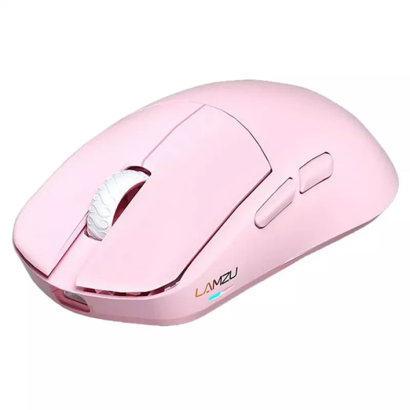 Pelė Lamzu MAYA X 8K belaidė žaidimų pelė šviesiai rožinė USB