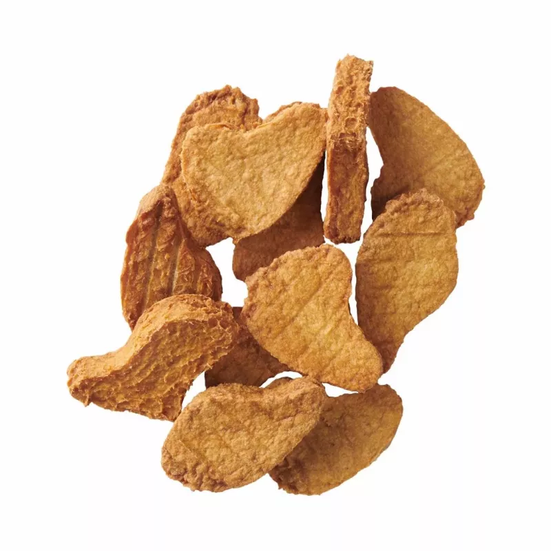 Šunų skanėstas john dog Air-Dried Chicken gabalėliai 80 g — oro džiovinimo vištienos gabalėliai, baltymai 26%, riebalai 16%