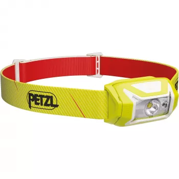 Petzl TIKKA 350 lm geltonas priekinis žibintas — 350 liumenų, kompaktiškas LED priekinis žibintuvėlis