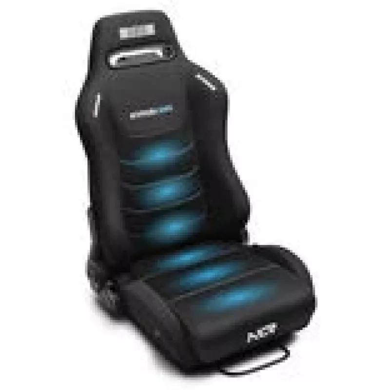 Lenktyninė sėdynė Next Level Racing ERS3 HYPERCOOL ventiliuojama juoda — sim racing kokpito sėdynė