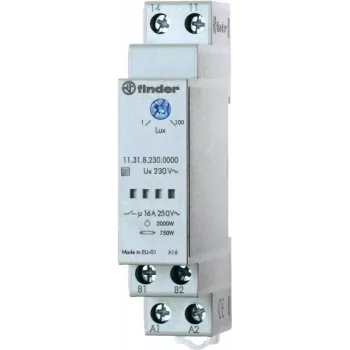 Finder prietaisas prieblandos jungiklis 35 mm DIN bėgeliui, Serija 11.31.8.230 11.31.8.230.0000 1 - 100 lx 230 V/50 - 60 Hz 1 Schlie (11.31.8.230.0000)