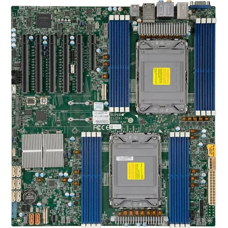 Supermicro MBD-X12DAI-N6-B Server Sidabrinė