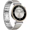 Huawei WATCH GT 4. Ekrano įstrižainė: 3,35 cm (1.32), Ekrano technologija: AMOLED, Ekrano skiriamoji geba: 466 x 466 pikseliai. Flash atmintis: 32 GB. WLAN. GPS. Baterija / baterijos talpa