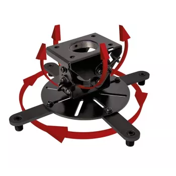 Lubinis projektoriaus laikiklis B-TECH BT899-XL — lubinis laikiklis, 25 kg talpa, juodas