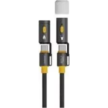 4smarts 3in1 USB-C kabelių rinkinys Explorer USB C - 1,5 m - Skaitmeninis/Duomenų (541240)