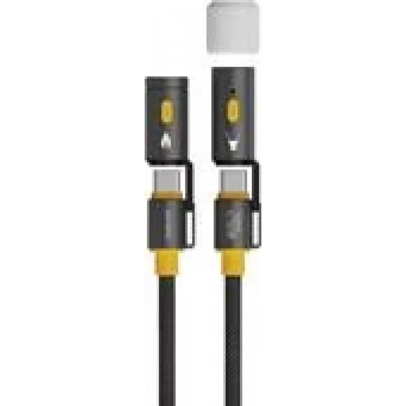 4smarts 3in1 USB-C kabelių rinkinys Explorer USB C - 1,5 m - Skaitmeninis/Duomenų (541240)