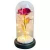 Amžina rožė stikle Extralink Home, raudonas LED švytėjimas