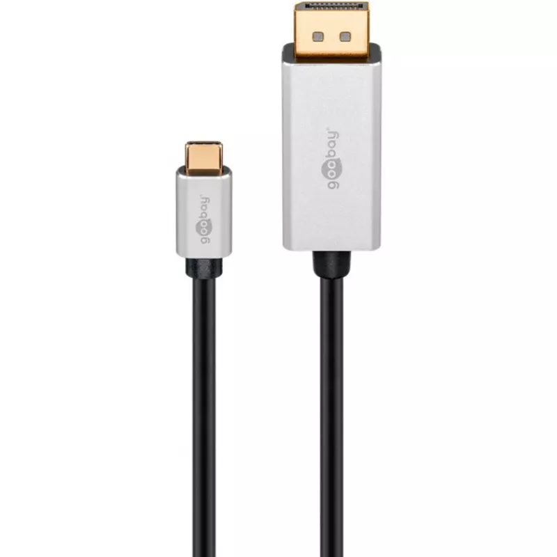 Goobay | USB-C į DisplayPort adapterio laidas | 60176 | Type-C | DisplayPort | USB-C į DisplayPort | 2 m