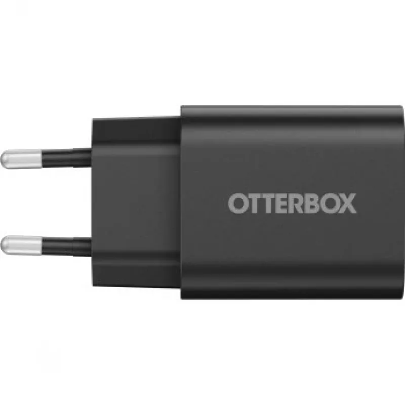 Sieninis įkroviklis OTTERBOX 20W USB-C su USB maitinimo tiekimu, juodas (78-81338)