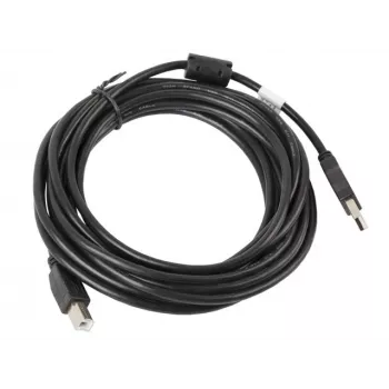 Lanberg CA-USBA-11CC-0050-BK USB laidas 5 m 2.0 USB B juodas (CA-USBA-11CC-0050-BK)