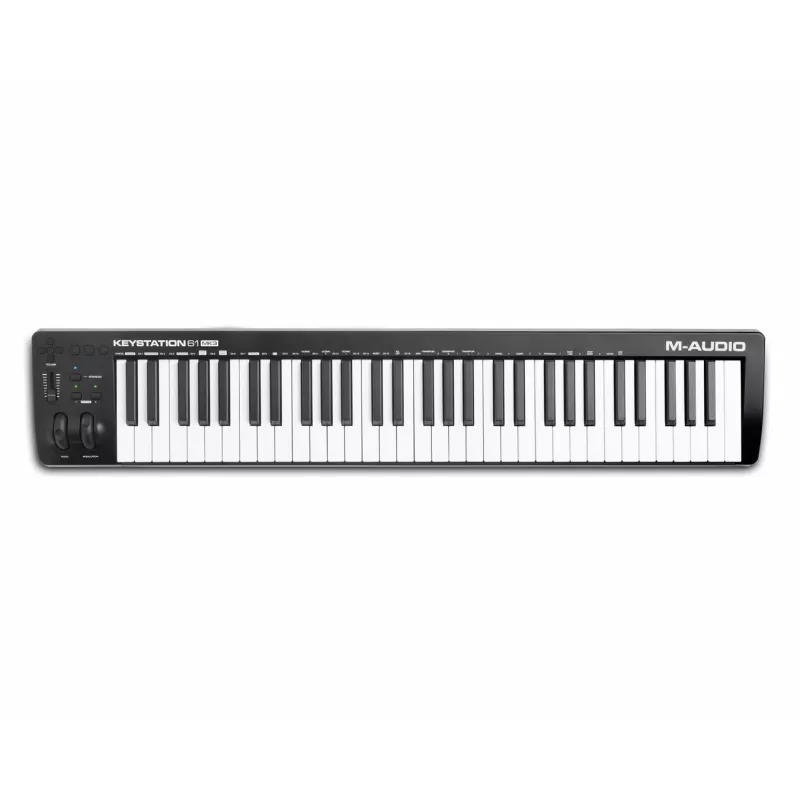 M-AUDIO Keystation 61 MK3 MIDI klaviatūra 61 klavišai USB juoda, balta