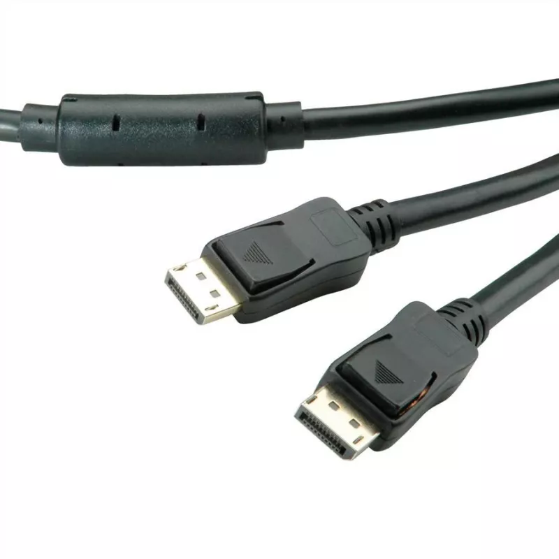 DisplayPort kabelis VALUE 14.99.3495 15 m Juodas