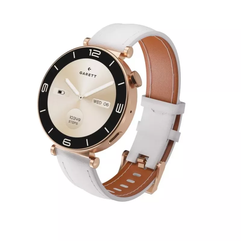 Išmanusis laikrodis Garett Rose Gold tinklelis