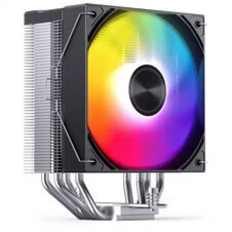 CPU aušintuvas Jonsbo CA40 Juoda ARGB, 120 mm PWM ventiliatorius, 225W TDP, juodas