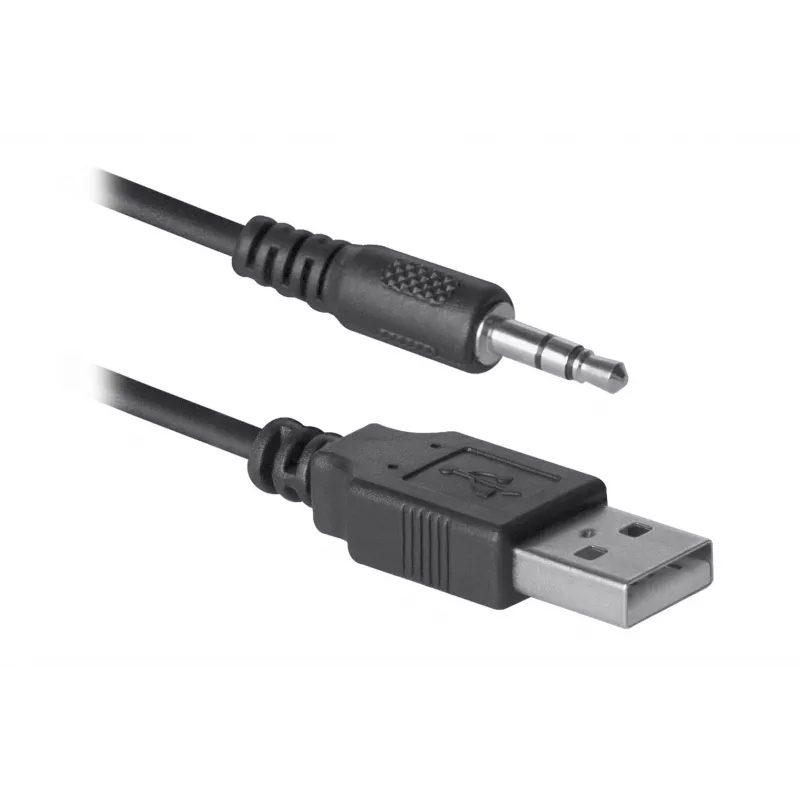 DEFENDER SPK-240 laidinės stalinės kolonėlės, 2.0, 6 W RMS, maitinamos USB, 3,5 mm, juodos