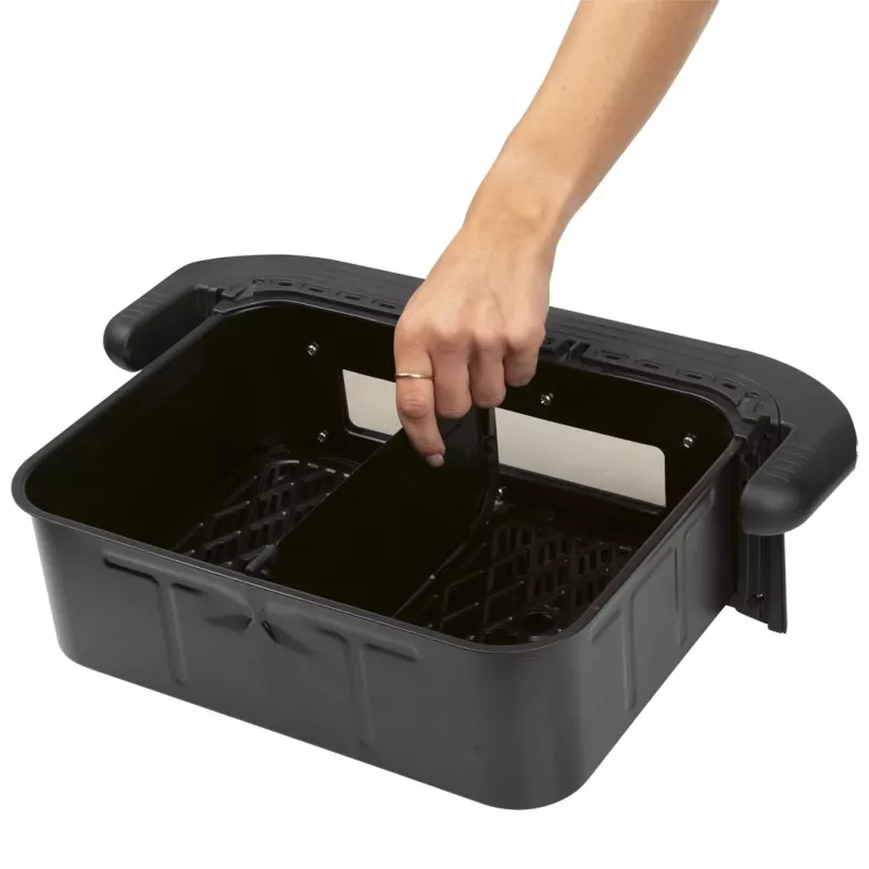 ProfiCook PC-FR 1313 H dviguba karšto oro gruzdintuvė, 10 L, 2400 W, juoda/nerūdijantis plienas
